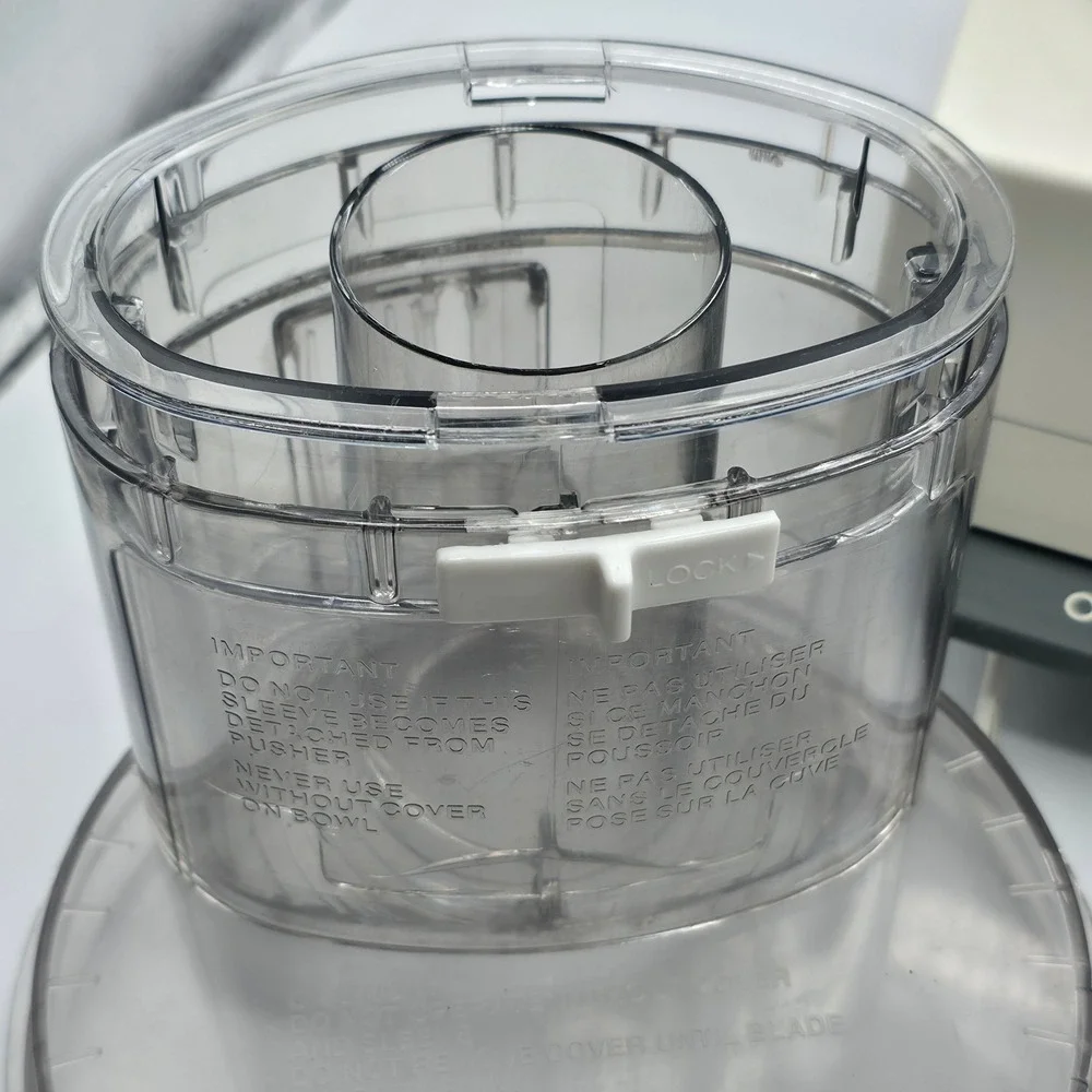 Cuisinart Food Processor Deluxe 11 White DLC-861TX Metal Blade Vintage Kitchen
